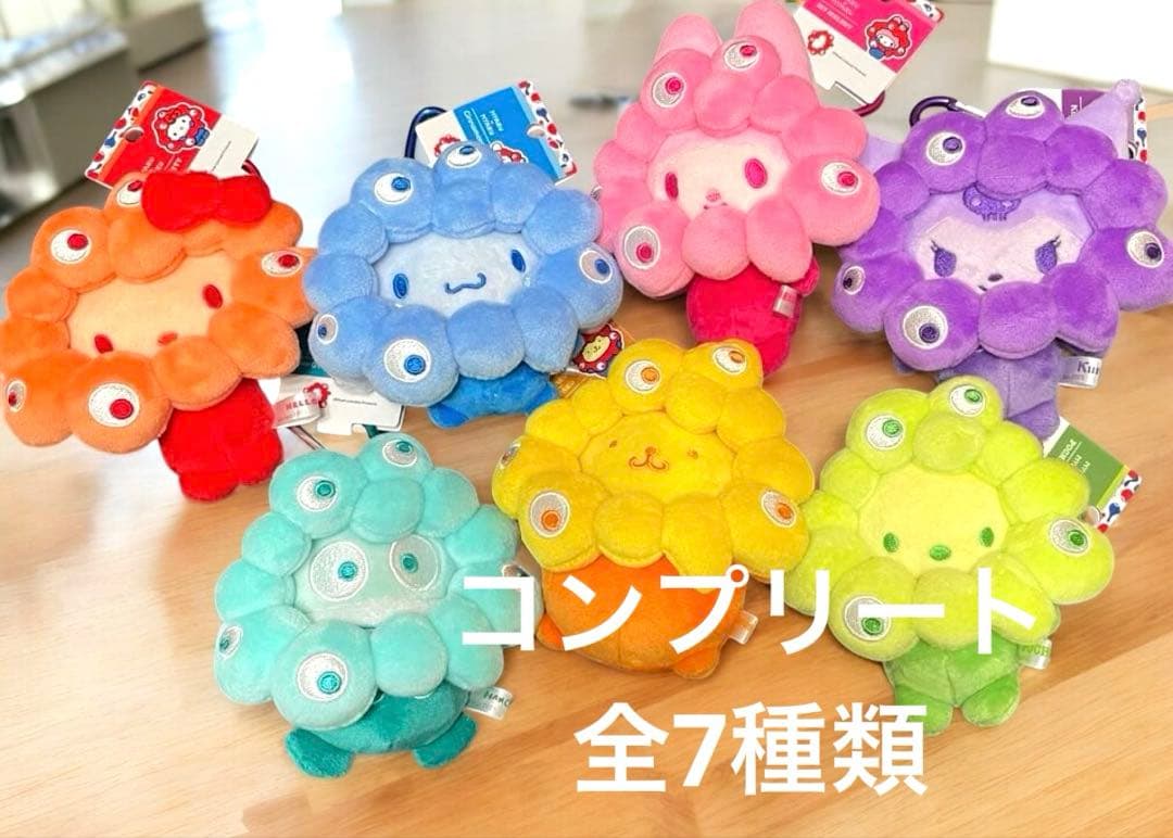 7種類コンプリート 推しカラーBC サンリオミャクミャク