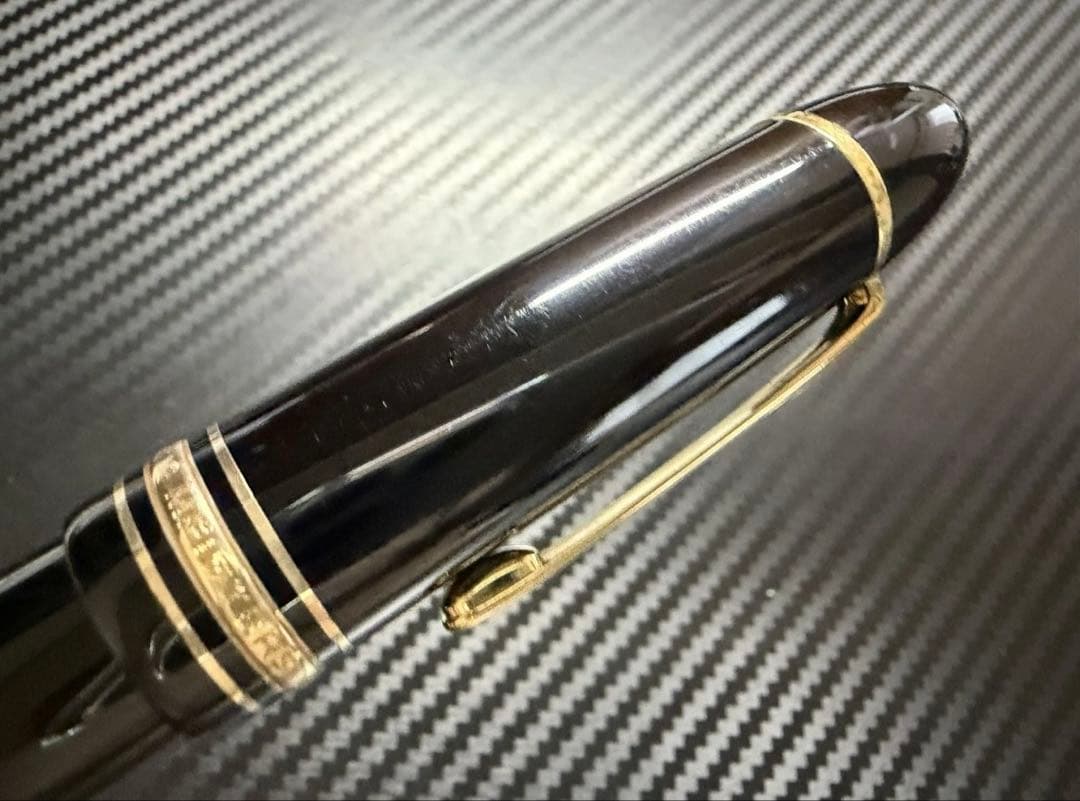 美品 モンブラン マイスターシュテュック 149 14C 中白 F 細字 万年筆