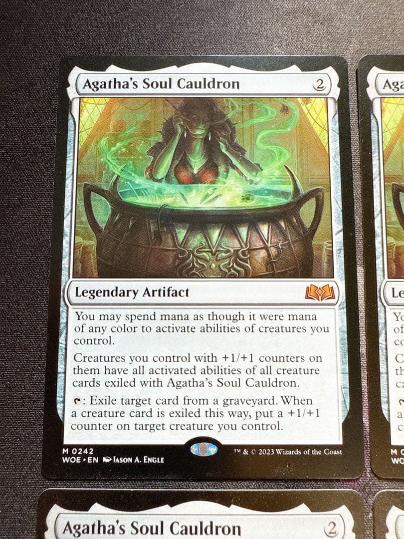 アガサの魂の大釜　英語　4枚セット