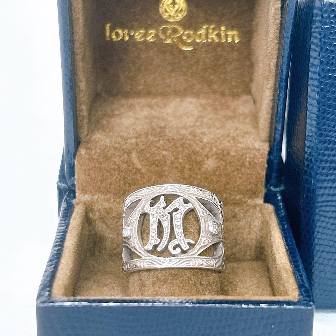 レア✨ローリーロドキン✨指輪 イニシャルリング ＳＶ９２５ 箱付き