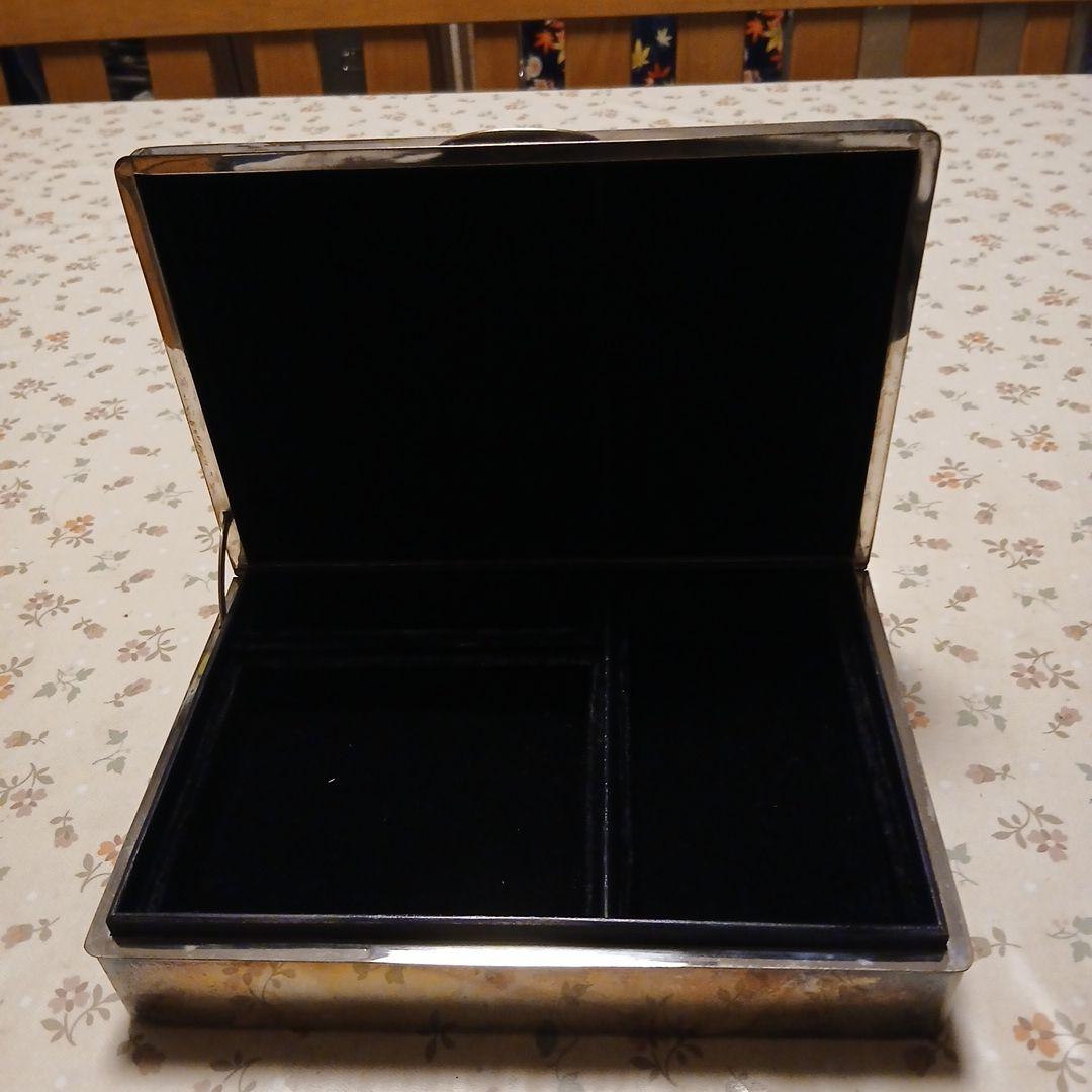 スターリングシルバー950モノグラム入り葉巻ケース