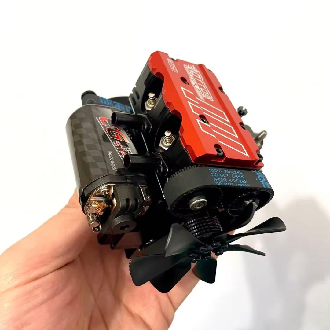 2気筒4ストローク エンジン 卓上模型 スターリングエンジン 原動機模型