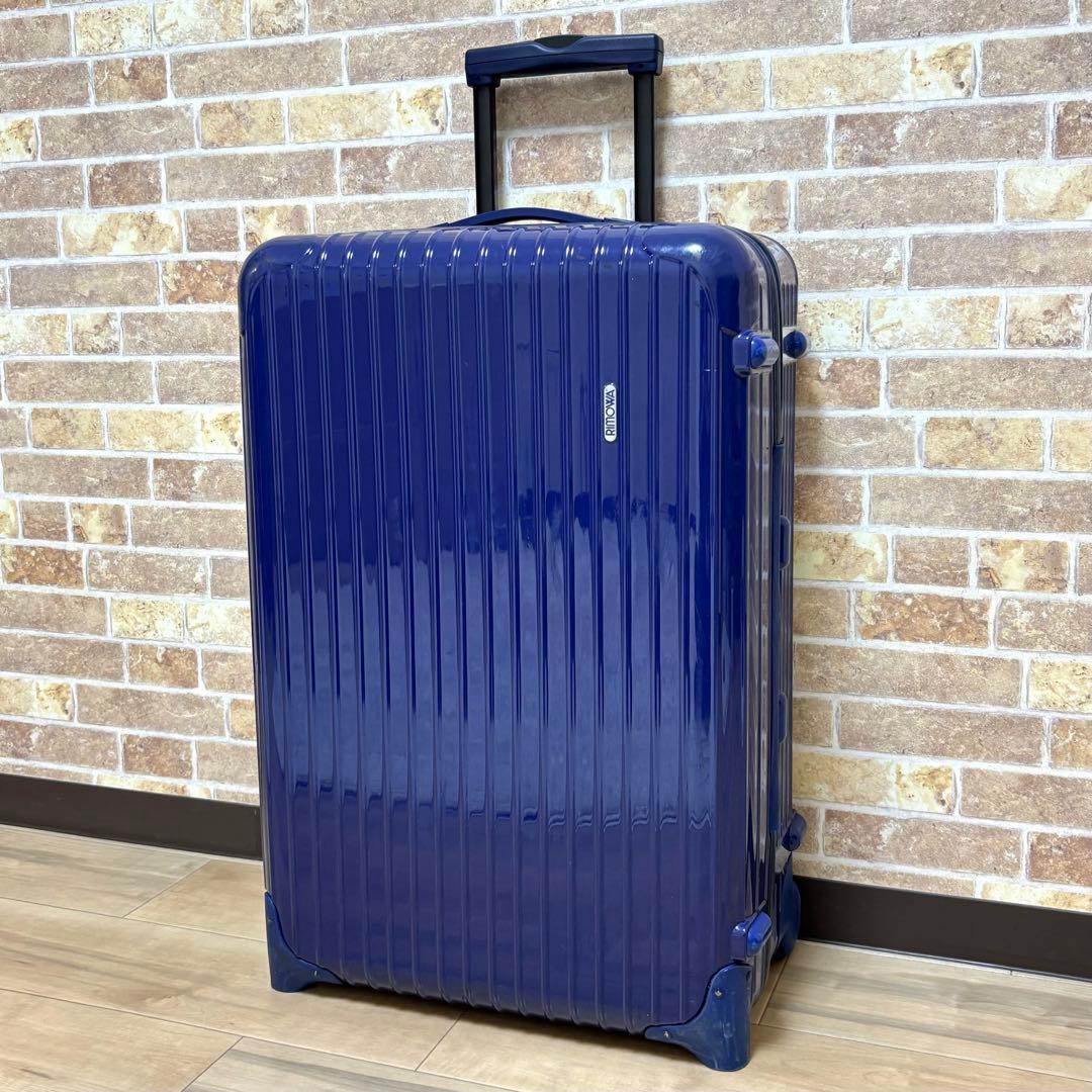 【美品】 リモワ サルサ キャリーケース スーツケース２輪 60L ネイビー