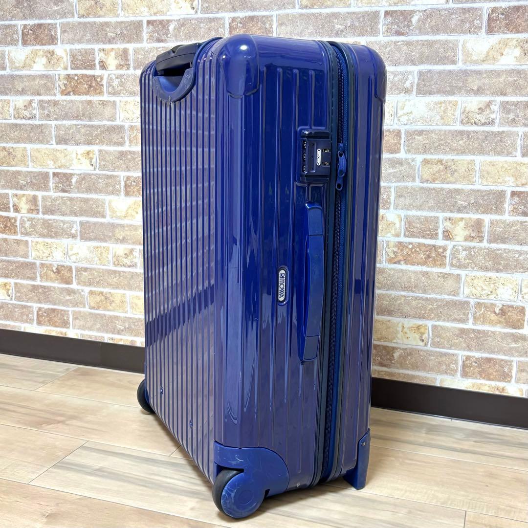 【美品】 リモワ サルサ キャリーケース スーツケース２輪 60L ネイビー