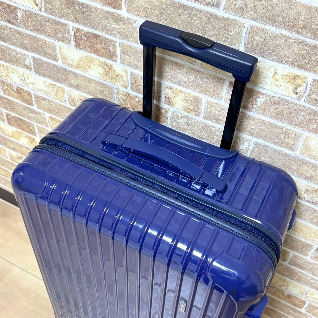 【美品】 リモワ サルサ キャリーケース スーツケース２輪 60L ネイビー