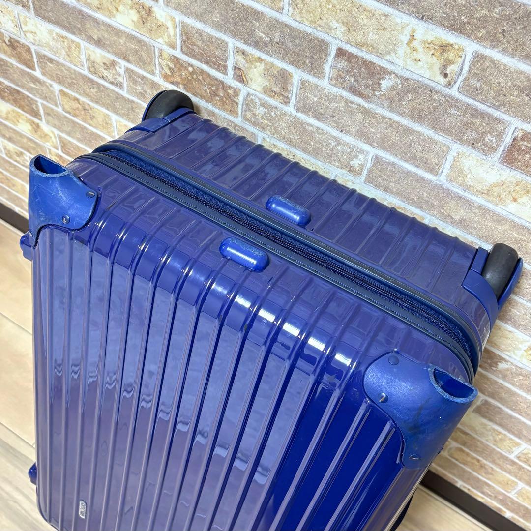【美品】 リモワ サルサ キャリーケース スーツケース２輪 60L ネイビー