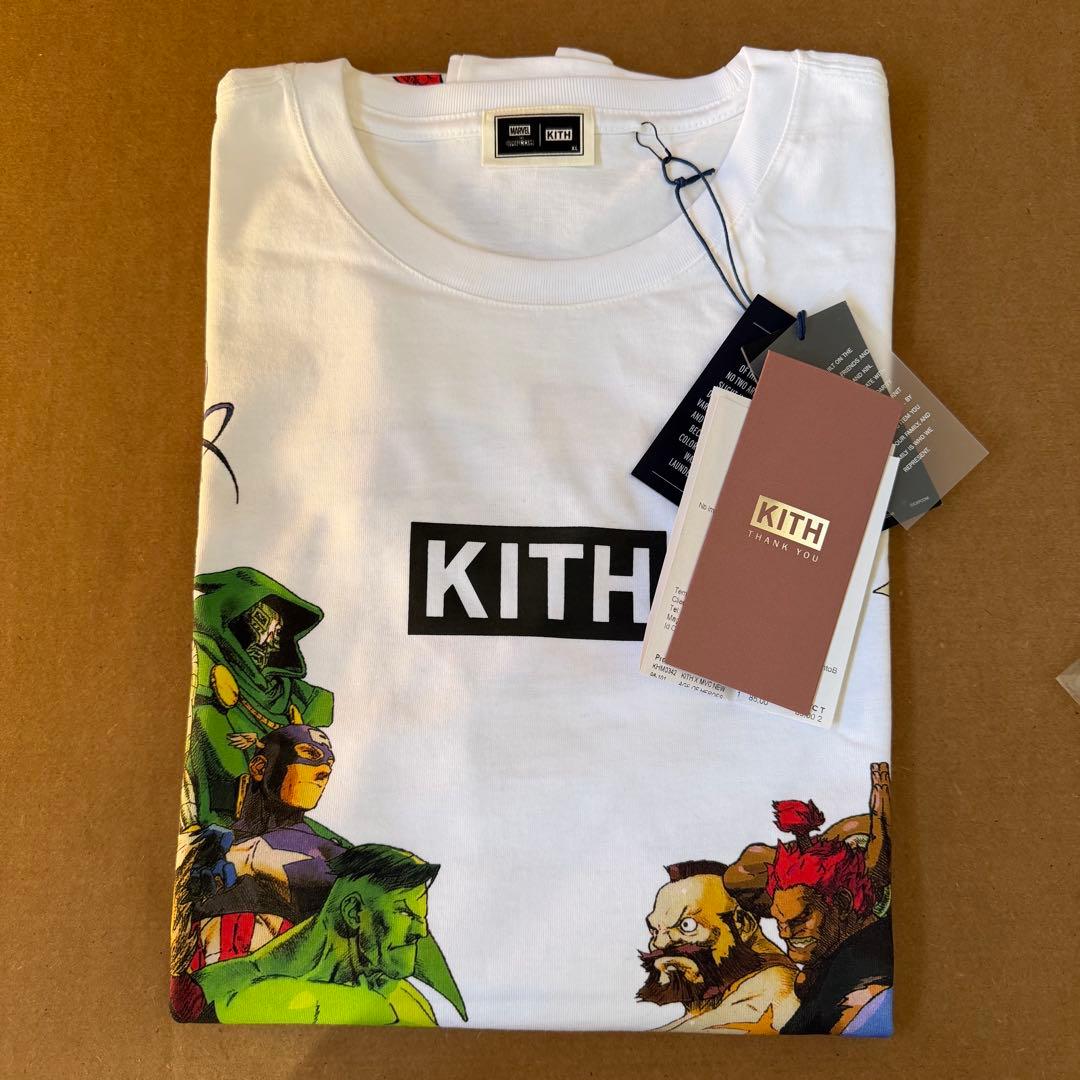 新品未使用 XL kith marvel capcon マーベル　カプコン