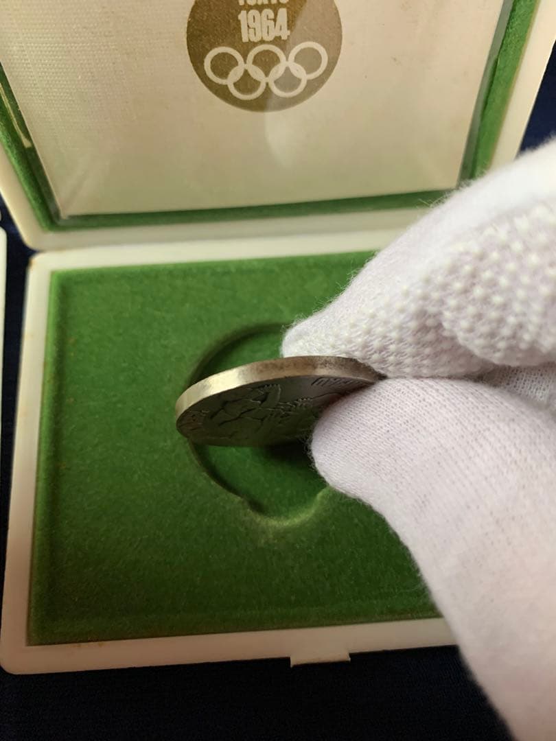 (プルーフ硬貨)1964年東京五輪記念銀貨&記念銅銀メダル