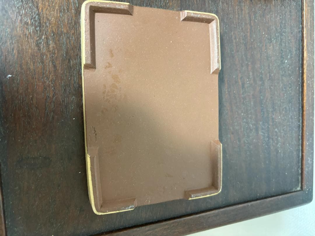 紫砂の鉢 盆栽鉢釘彫鉢◇中国宜興◇刻印あり