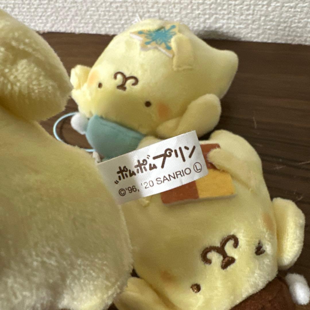 【希少・3個セット】　サンリオ　ポムポムプリン　冬のすいーつプリン　マスコット
