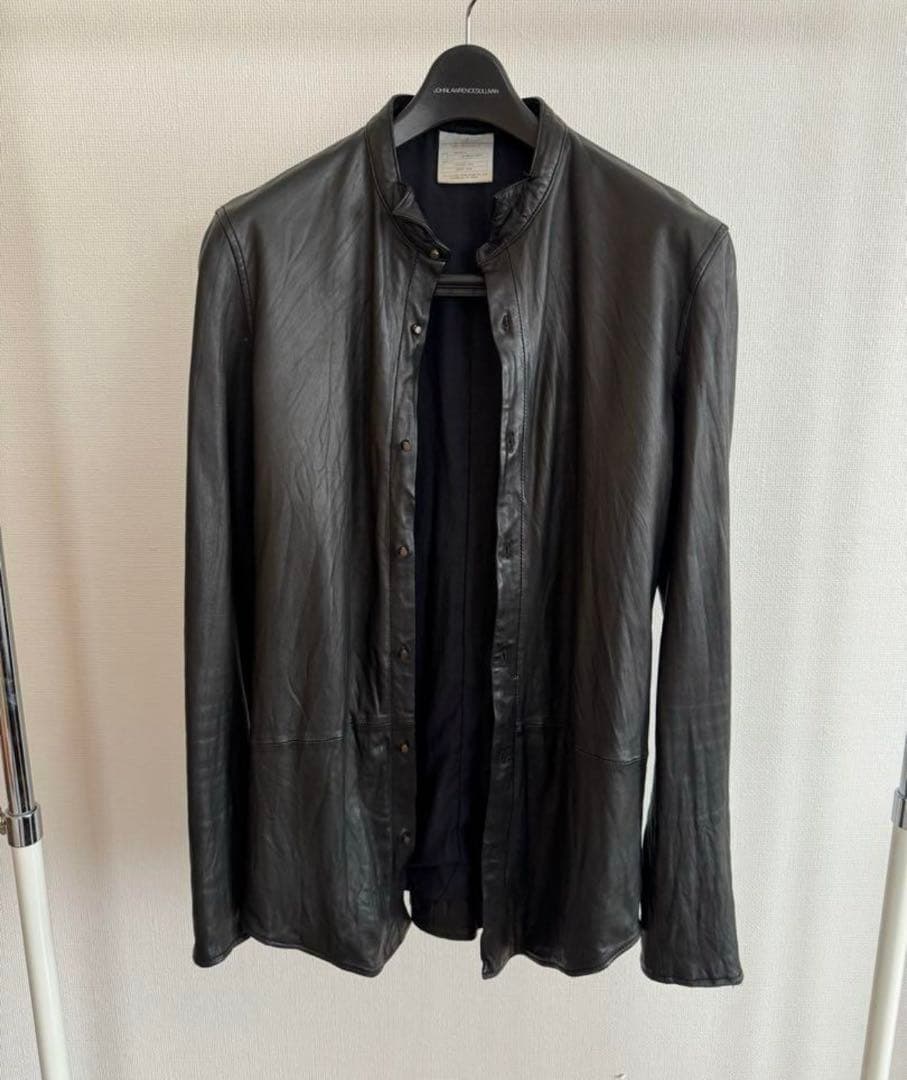 レア！ユリウス 初期 JULIUS_7 2004AW レザーシャツ