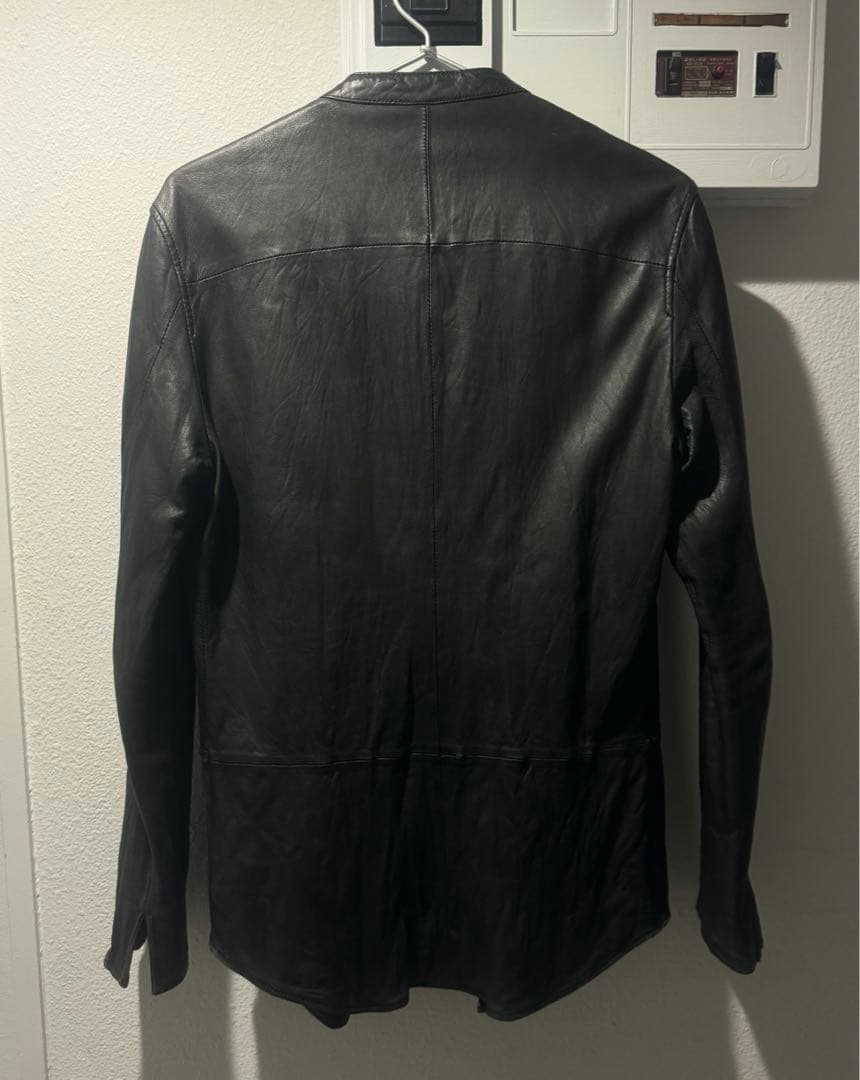 レア！ユリウス 初期 JULIUS_7 2004AW レザーシャツ