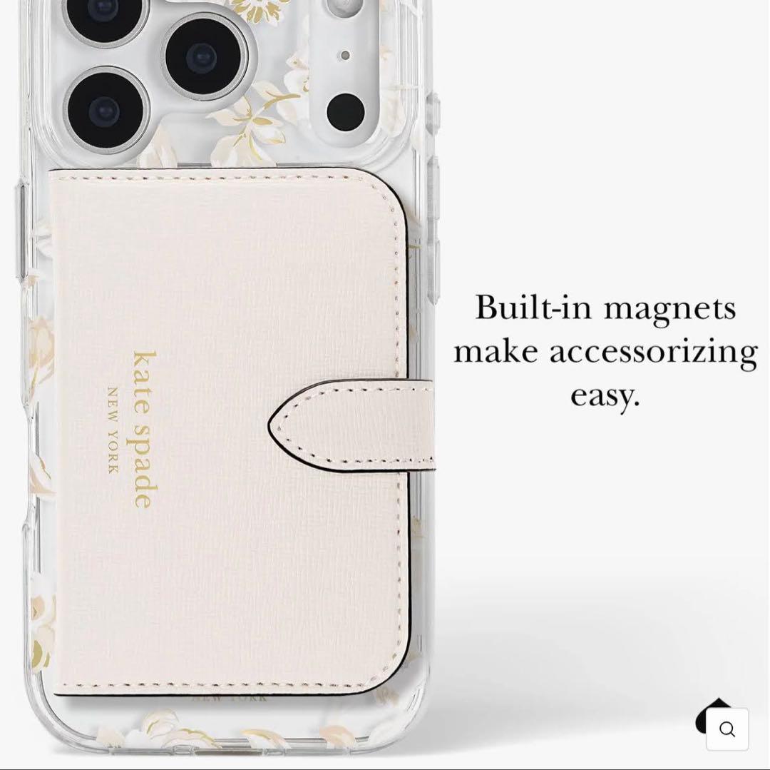 ケイトスペード iPhone17ProMax 花柄 MagSafe