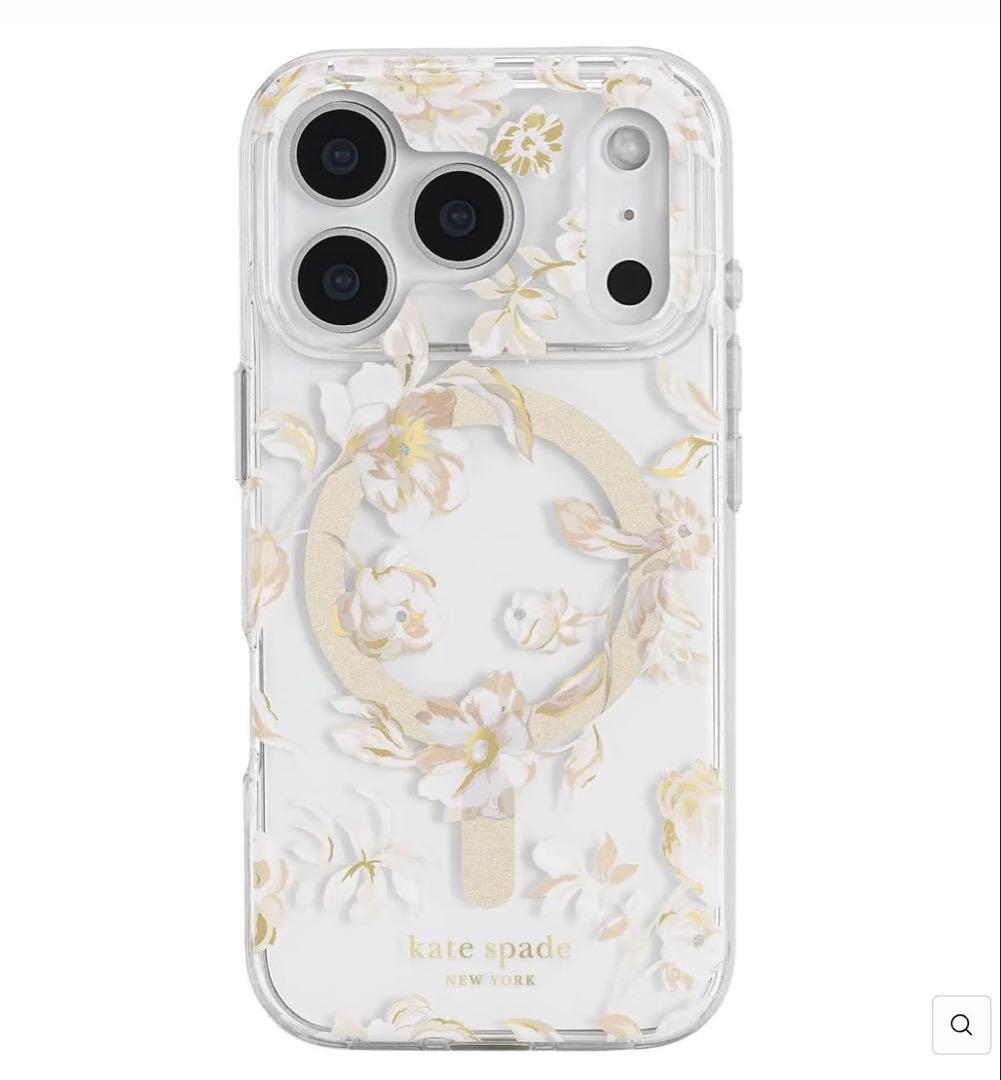 ケイトスペード iPhone17ProMax 花柄 MagSafe