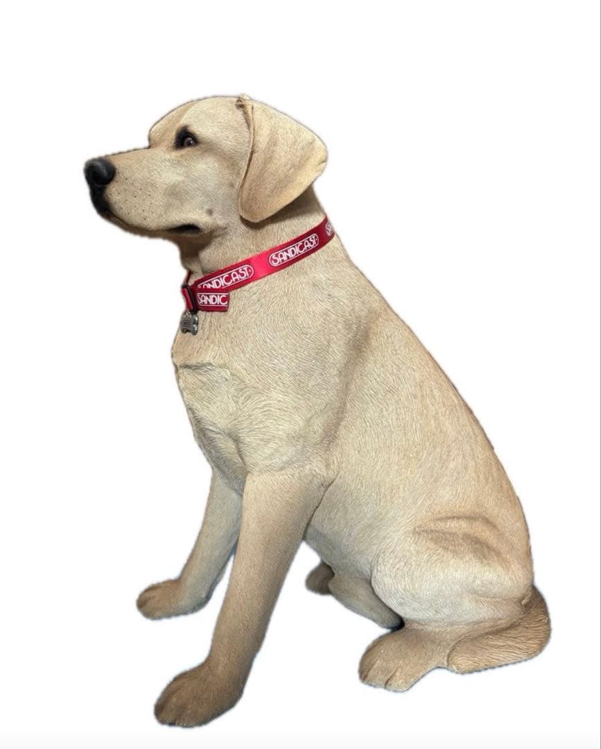 サンディキャスト　ラブラドールレトリバー　犬　置物　オブジェ　リアルドッグ