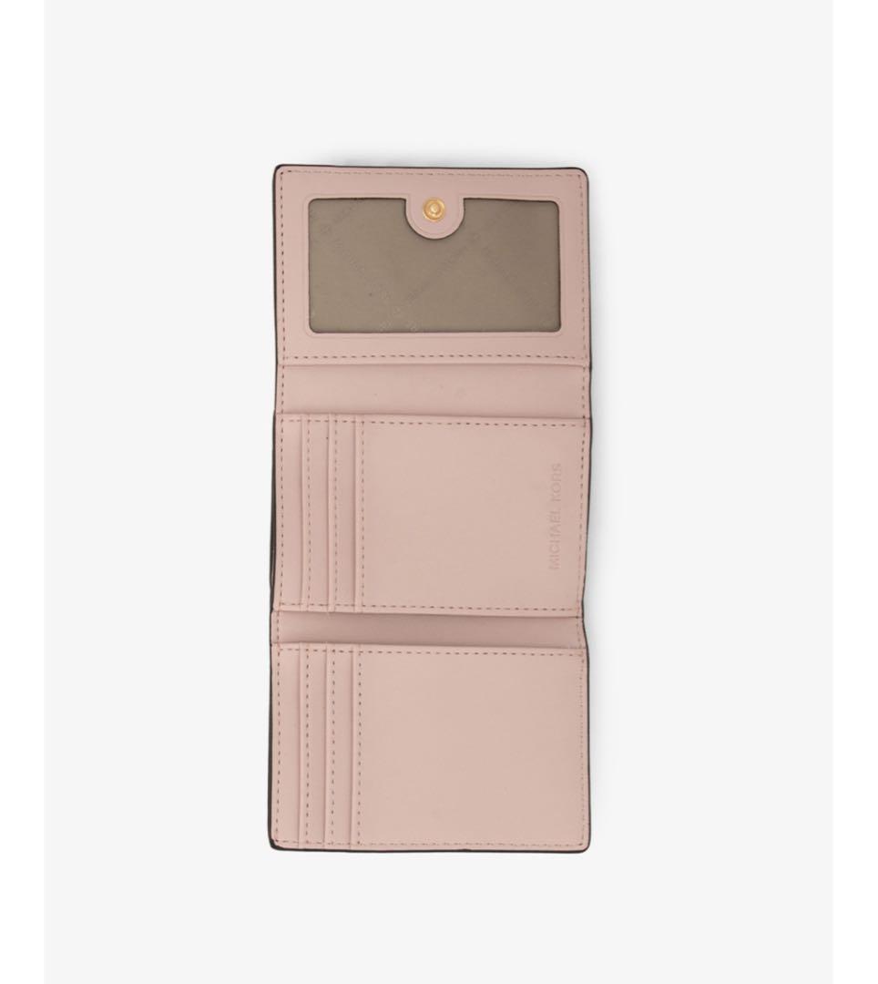 MICHAEL KORS財布 折り財布 がま口 ピンク 三つ折り財布