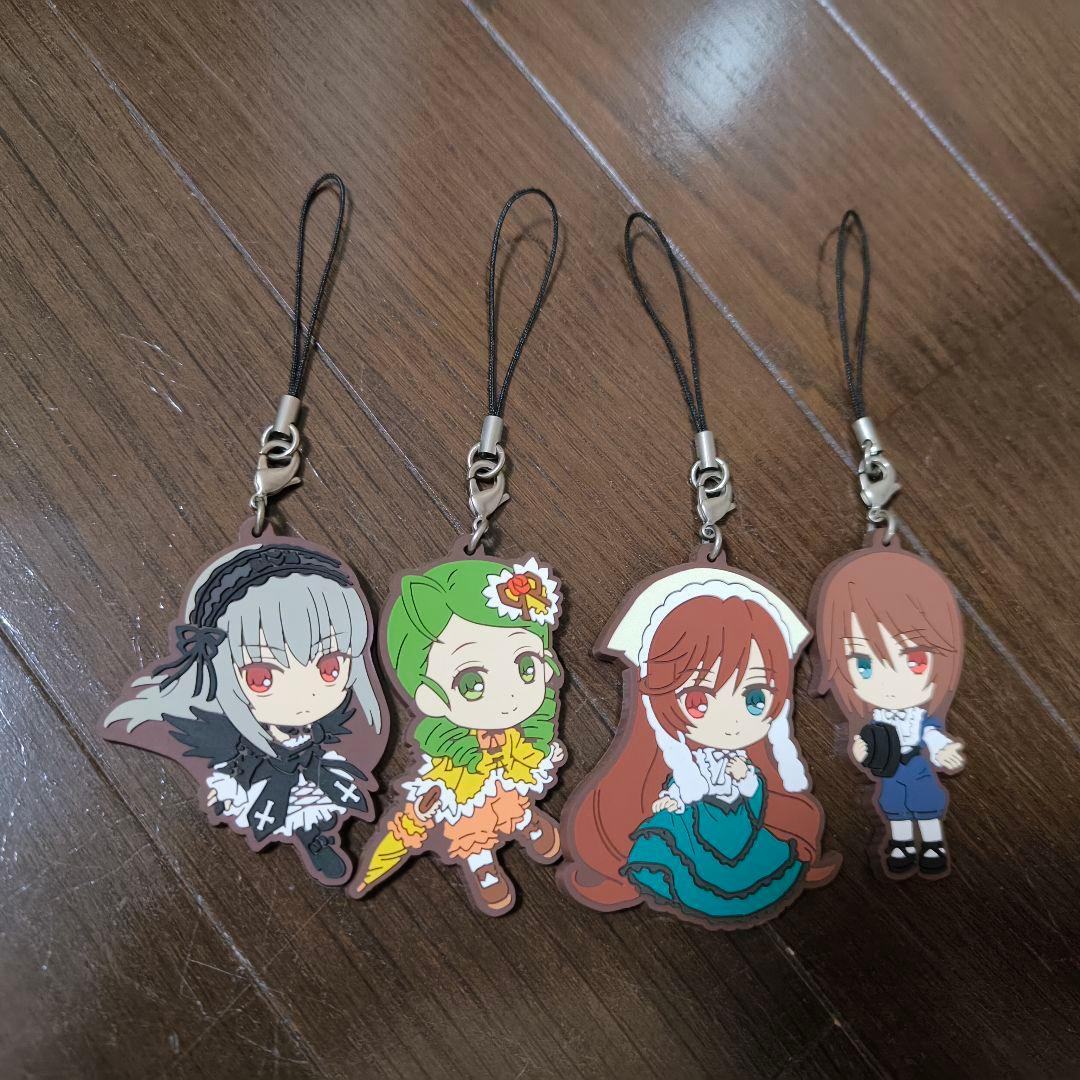 ローゼンメイデン ラバーストラップ 第1〜7ドールセット 合計10個