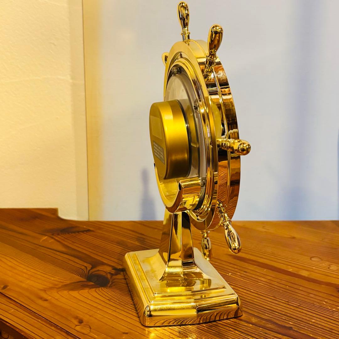 SEIKO クオーツ 世界時計 ゴールド 置時計 動作品 セイコー QZ394G