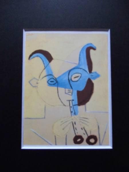 Picasso、DIAULE、希少画集画、新品額装付