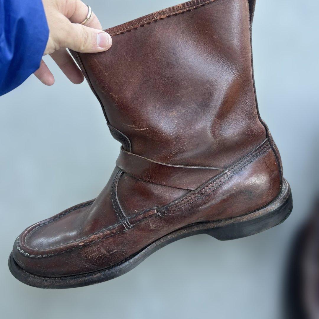 80s90s Russell moccasinラッセルモカシン スネークブーツ
