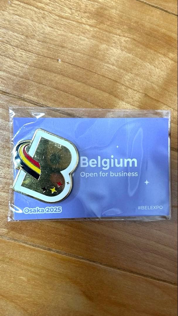 [非売品・レア物] 2025 大阪万博　ベルギーパビリオンピンバッジ