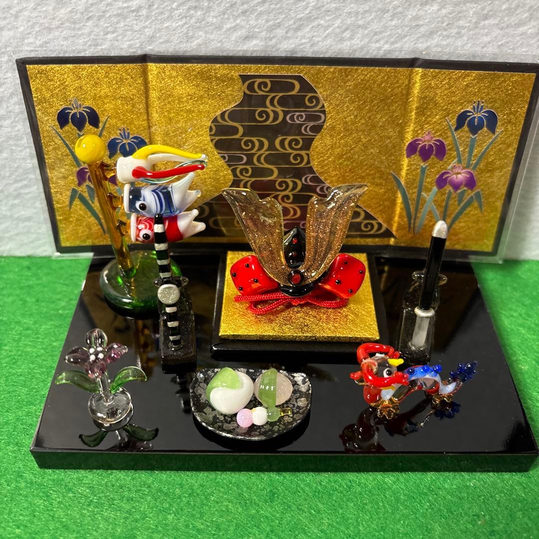 ぷく　ガラス細工　ミニチュア