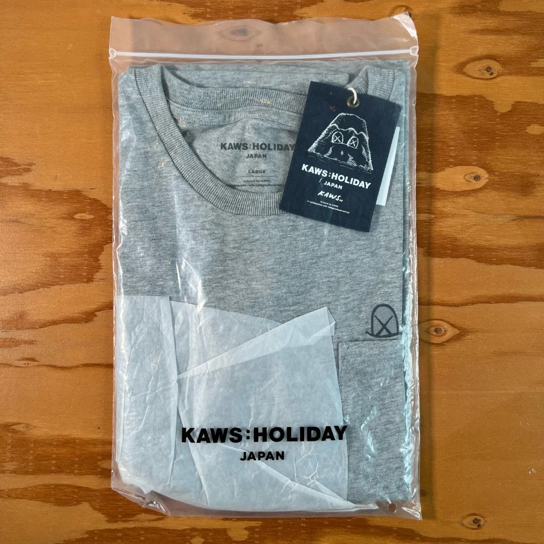 希少 KAWS HOLIDAY JAPAN ポケットTシャツ