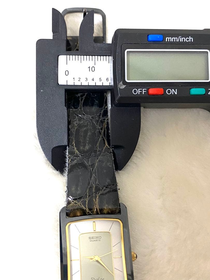 SEIKOドルチェDOLCHE メンズ 腕時計ホワイト 文字盤 SS セラミック