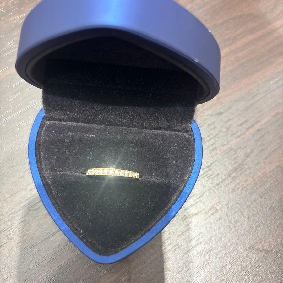 「再々終値下げ」エタニティハーフK18ピンクGダイヤリング本日24:00時まで