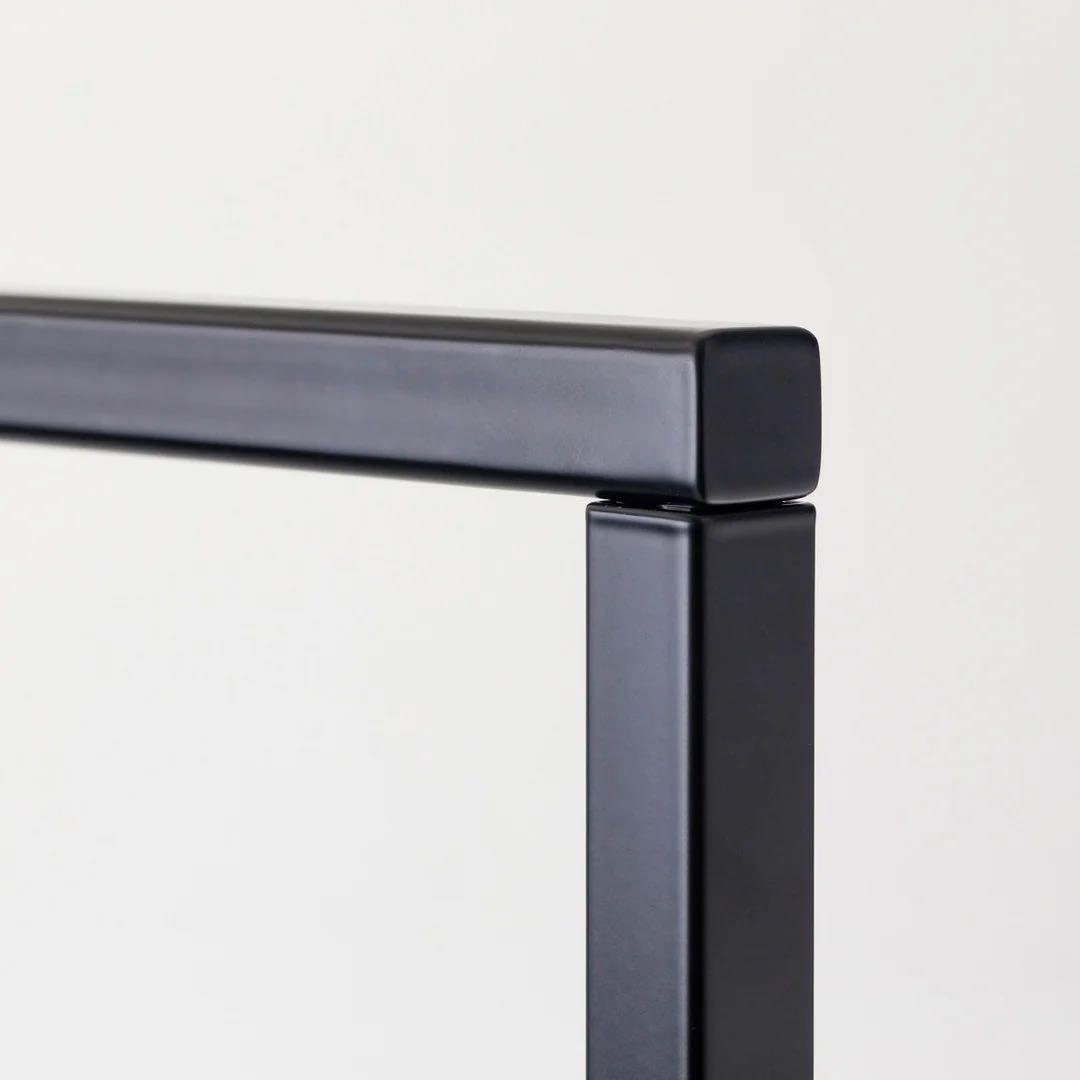 KANADEMONO シンプル アイアン ハンガーラック　W90