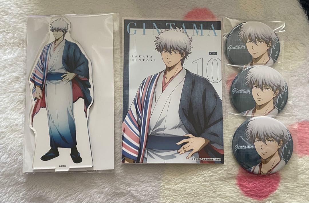 ジャンプフェスタ 限定 ローソン 銀魂 アクリルスタンド 缶バ ポスカ 坂田銀時