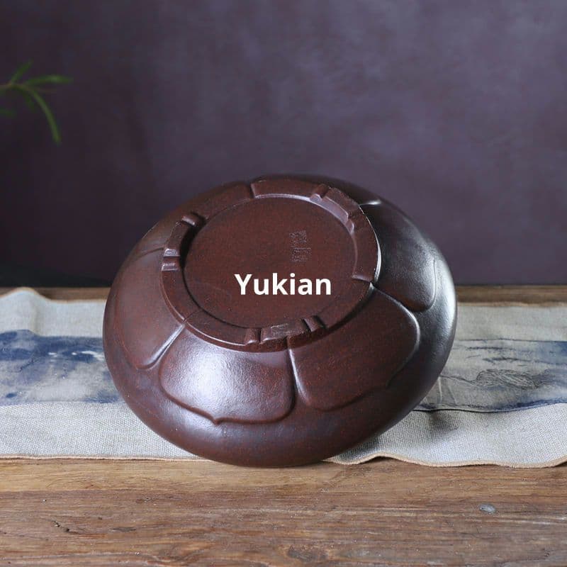 宜興紫砂 無孔蓮華盆 窩口蓮華無孔盆 盆栽鉢 植木鉢 小品盆栽鉢 大品盆栽鉢