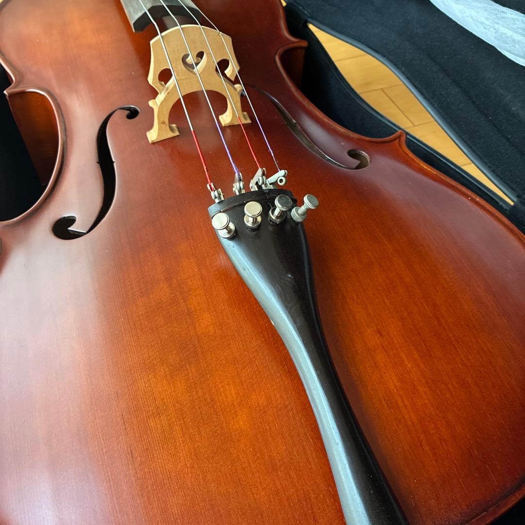 チェロ フルサイズ 4/4 美品 ハードケース付き ヤマハ 弓 黒澤楽器 下倉