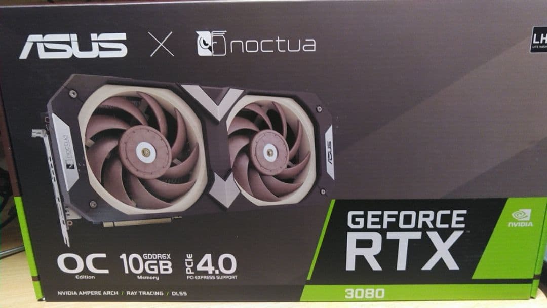 グラフィックボード・グラボ・ビデオカード ASUS GeForce RTX 3080 OC 10GB Noctua