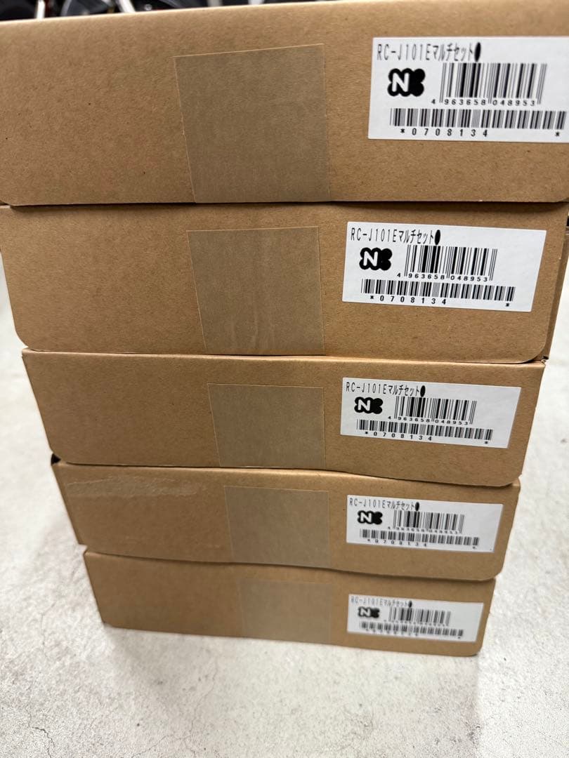 【新品未開封】5セット　NORITZ RC-J101Eマルチセットリモコン