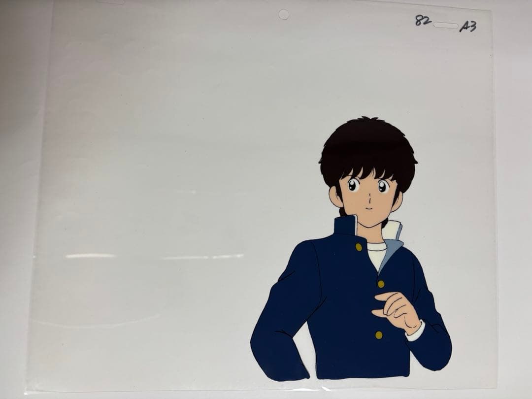 【当時物】タッチ 上杉達也 セル画／制服姿／背景なし／アニメ制作資料