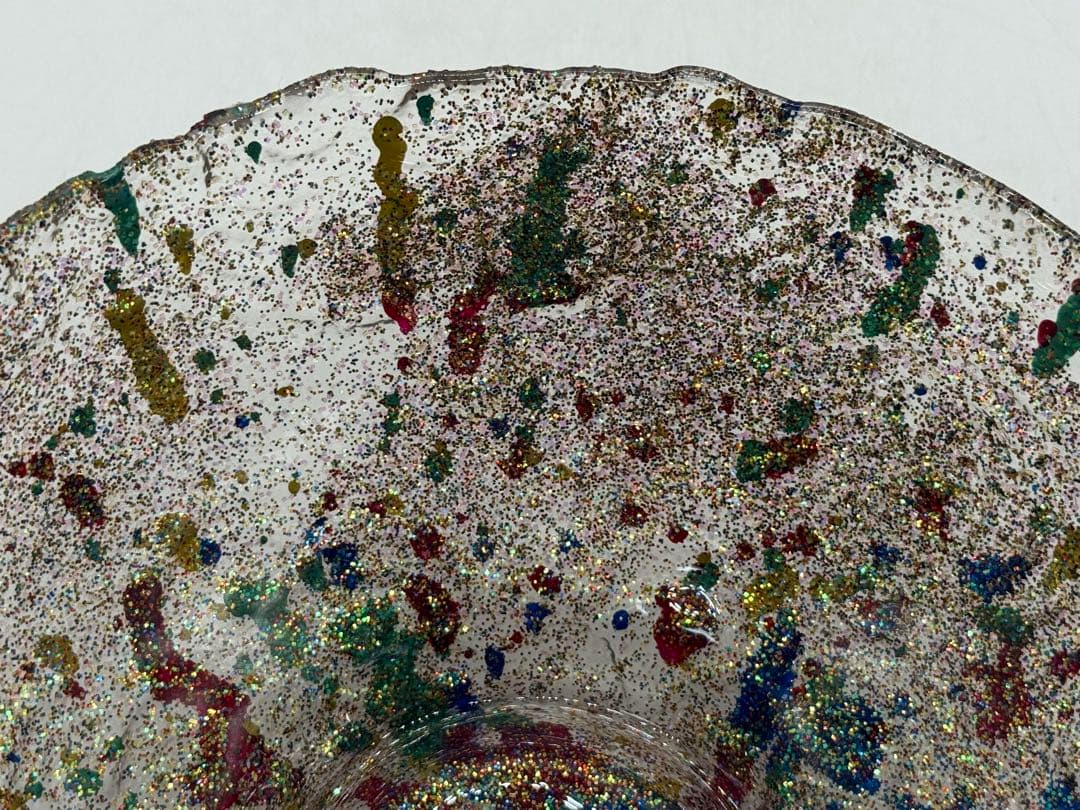 坂田甚内作　深甚文金彩ガラス鉢　ビッグバンシリーズ　送料込み250611