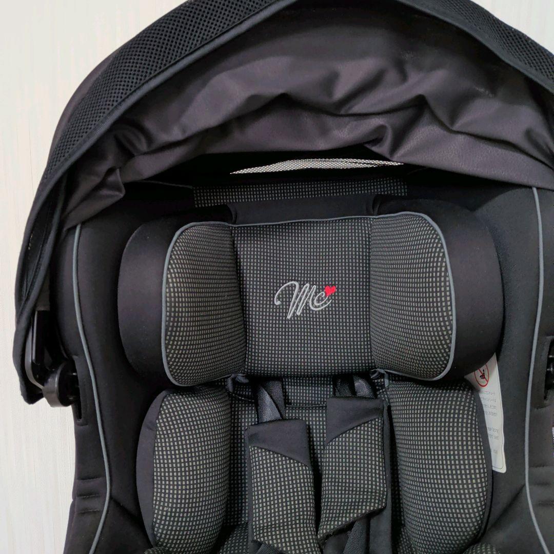 【美品】マムズキャリー　ISOFIX B-900 ターン・レジェFIX グレー