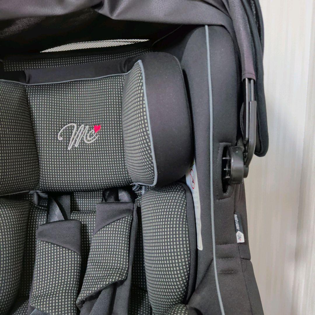 【美品】マムズキャリー　ISOFIX B-900 ターン・レジェFIX グレー