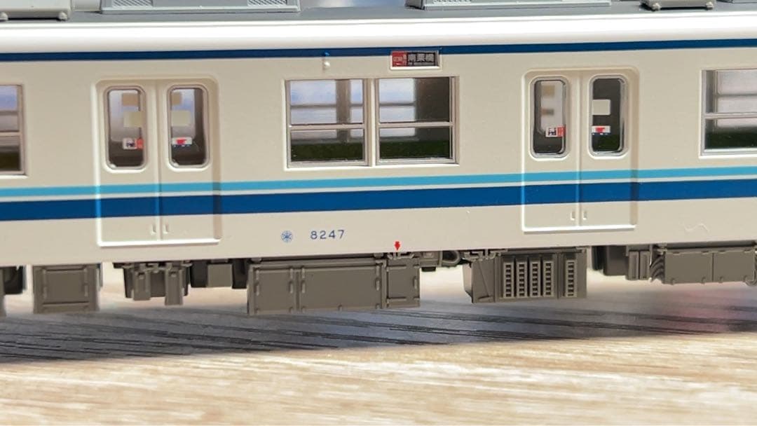 【中古】KATO 東武8000系 ディテールアップ加工済み８両