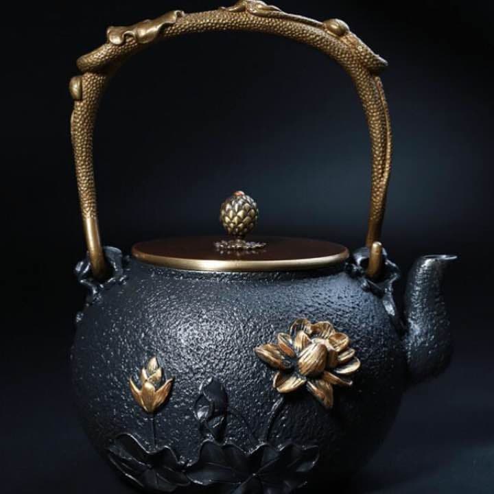 鉄器 急須 伝統工芸 手作り 鉄分補給 鉄瓶　SY-006