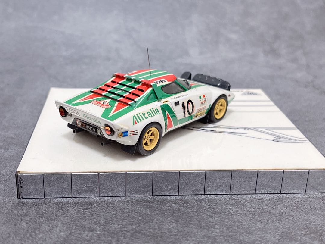 メイクアップ　1/43 ランチア ストラトス アリタリア #10