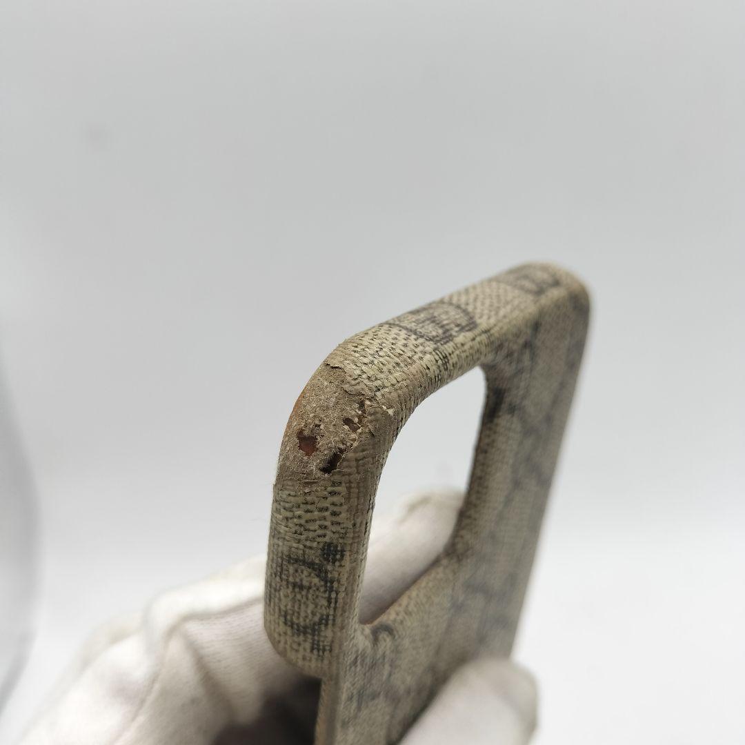 グッチ　iPhone12ケース　ハードケース　GG　PVC　ブラウン　箱付き