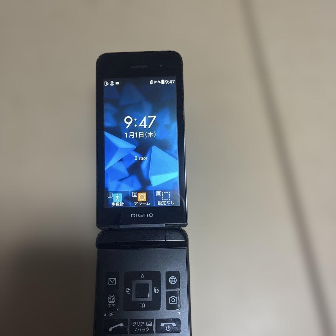 SIMフリー　DIGNOケータイ3 NP902KC ブラック