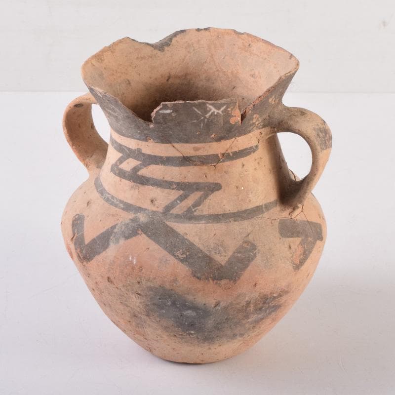 タイ古陶磁　バンチェン土器　アンダーソン土器　彩文土器　双耳壷　C　8327