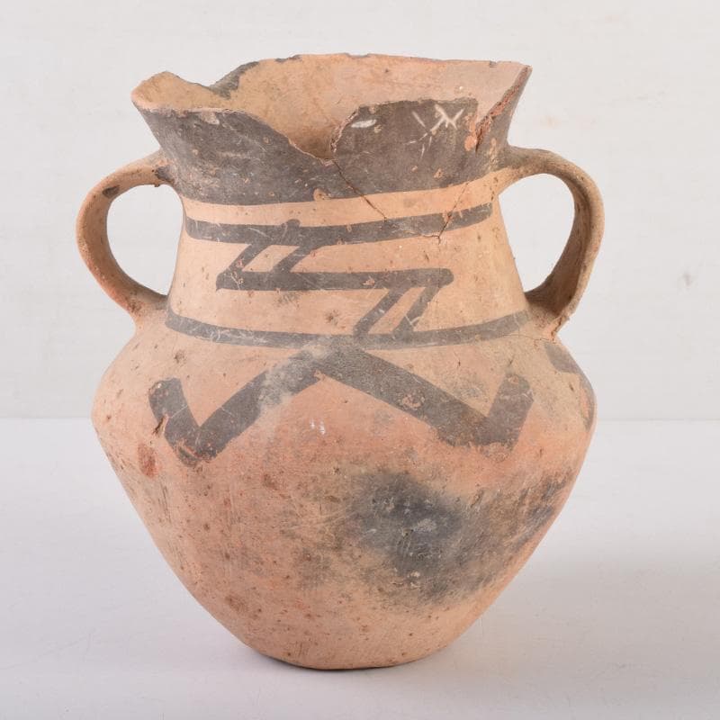 タイ古陶磁　バンチェン土器　アンダーソン土器　彩文土器　双耳壷　C　8327