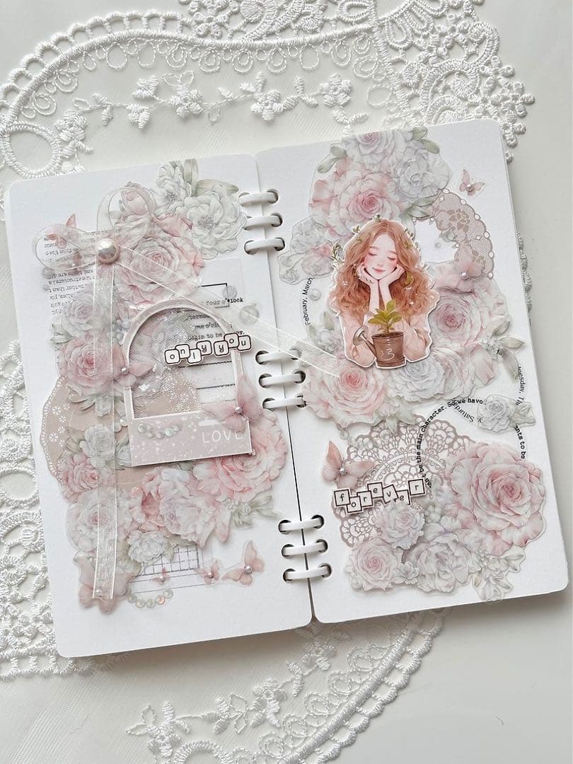 コラージュ素材　紙もの　素材紙　【1738】