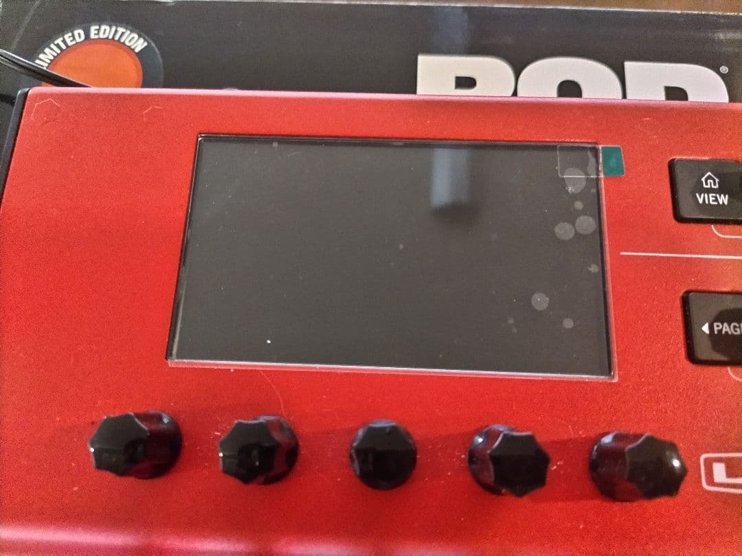 LINE 6 POD GO 限定レッド ギターマルチエフェクター