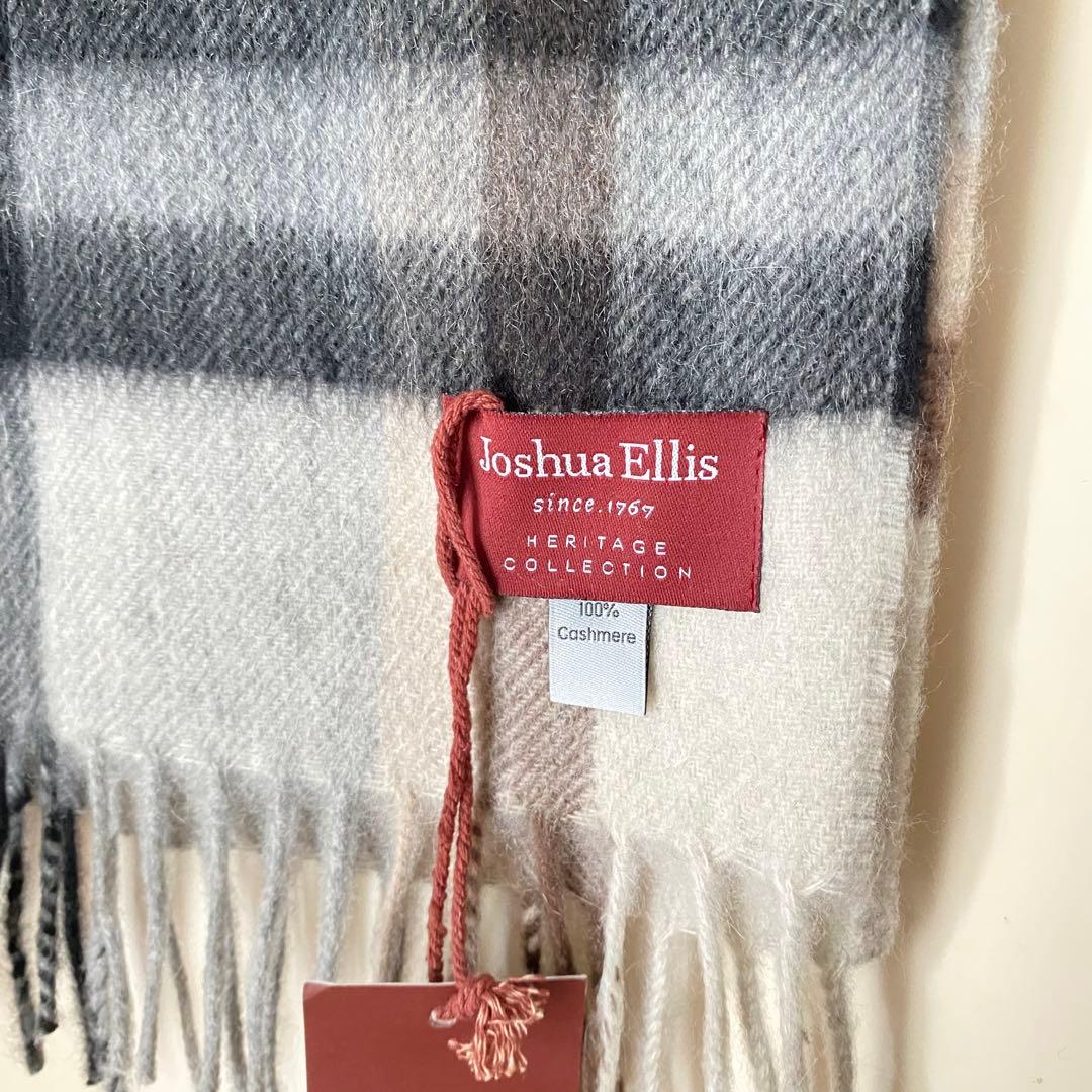 【Joshua Ellis】 ジョシュア エリス カシミヤ マフラー ストール