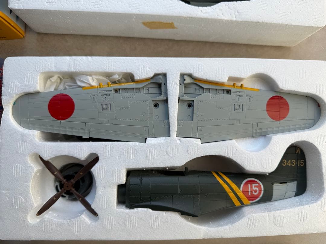 マルシン工業【3機まとめて】局地戦闘機雷電、局地戦闘機紫電改、一式戦闘機隼